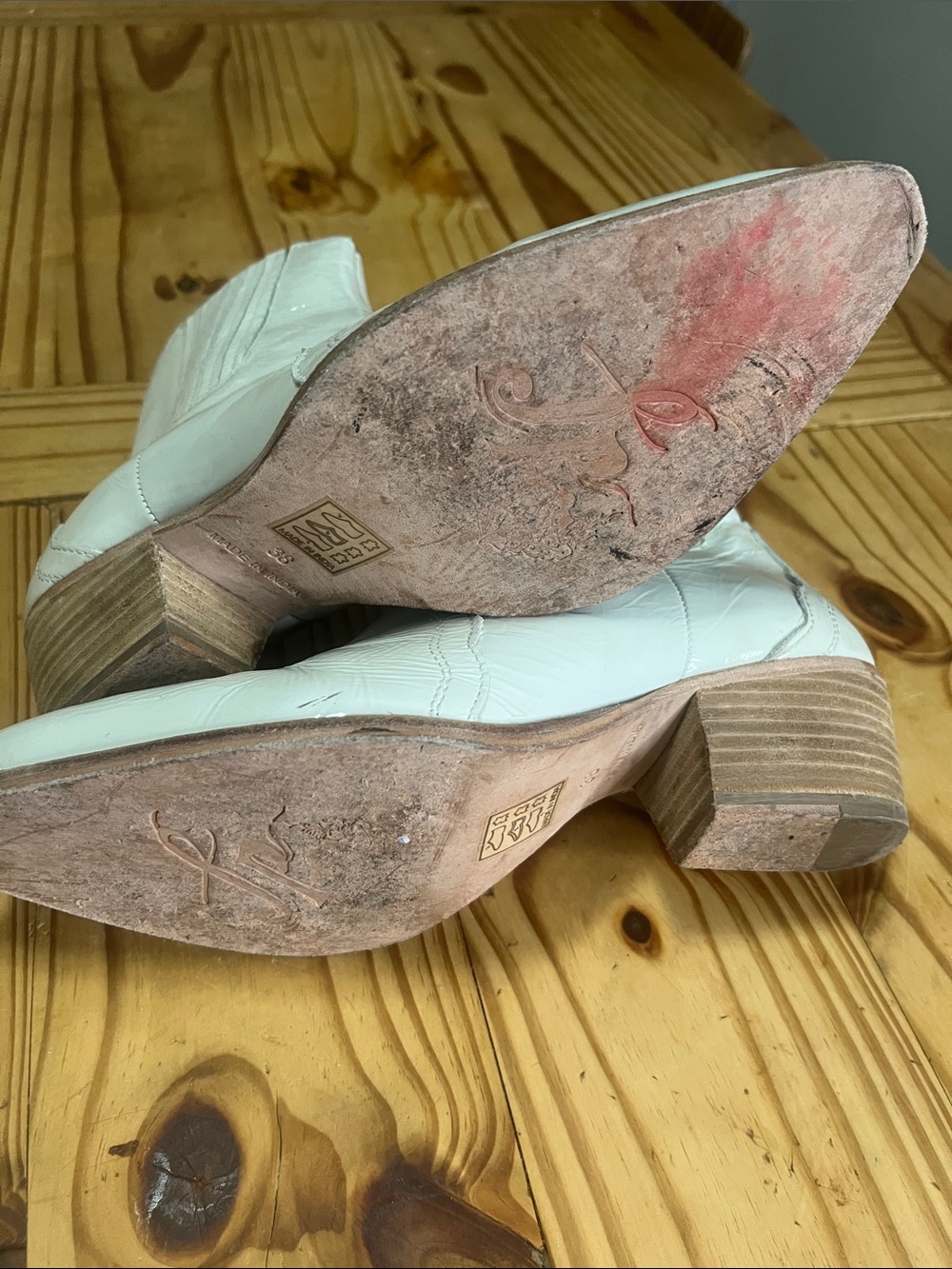 Free People Western Boot White - Picture 6 of 9